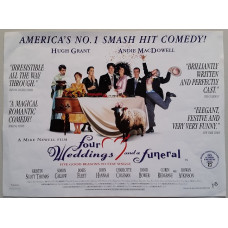 Four Weddings and a Funeral - Original 1994 U.K. Polygram Poster